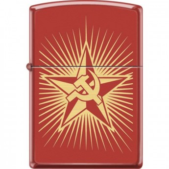 Зажигалка ZIPPO 233 RUSSIAN HAMMER SICKLE Зажигалка ZIPPO 233 RUSSIAN HAMMER SICKLE